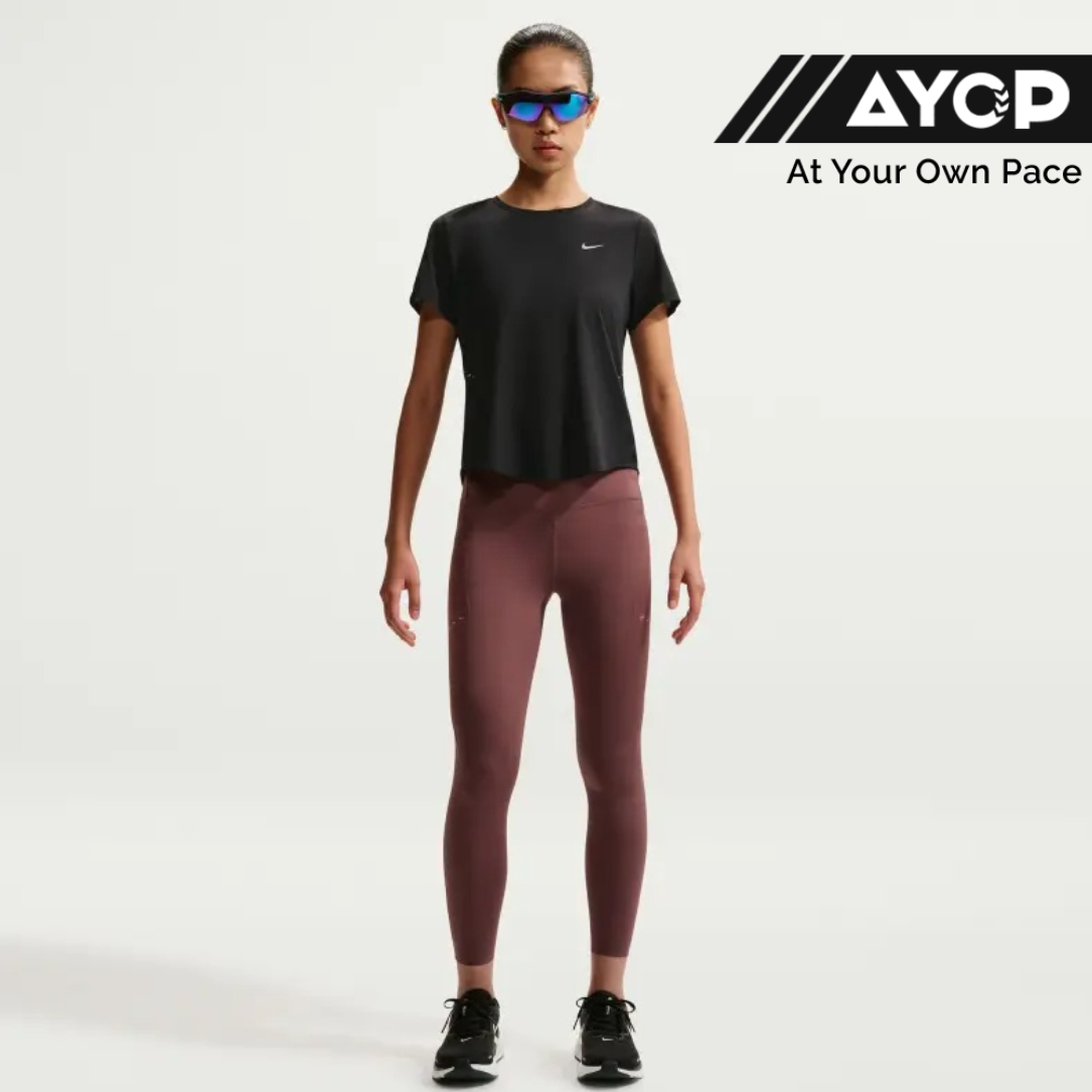 Nike Dri-FIT Swift Breathe Short-Sleeve Women's Running Top - Black