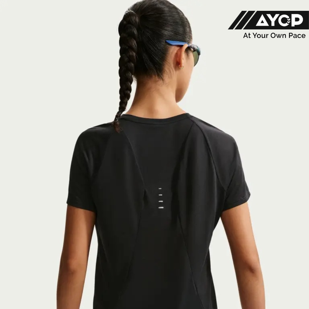 Nike Dri-FIT Swift Breathe Short-Sleeve Women's Running Top - Black