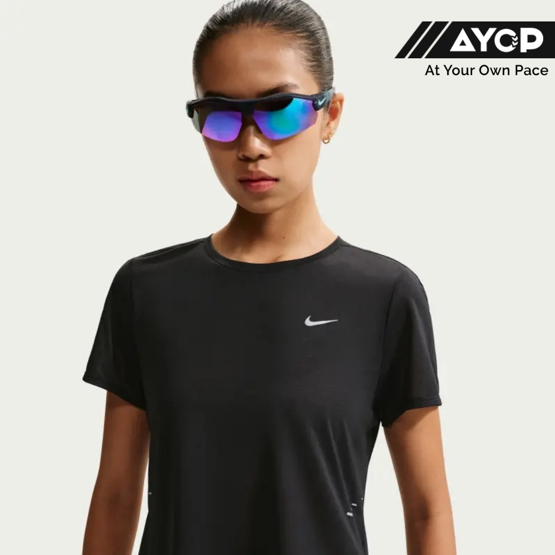 Nike Dri-FIT Swift Breathe Short-Sleeve Women's Running Top - Black