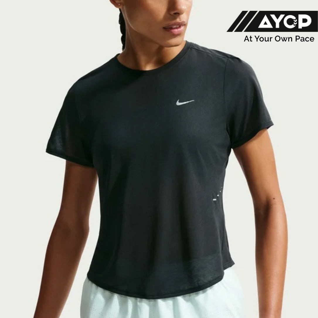 Nike Dri-FIT Swift Breathe Short-Sleeve Women's Running Top - Black