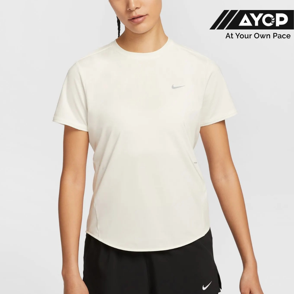 Nike Dri-FIT Swift Short-Sleeve Women's Running Tops - Sail