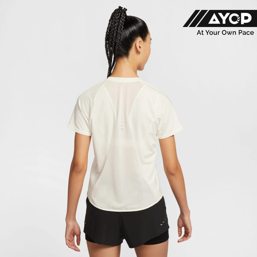 Nike Dri-FIT Swift Short-Sleeve Women's Running Tops - Sail