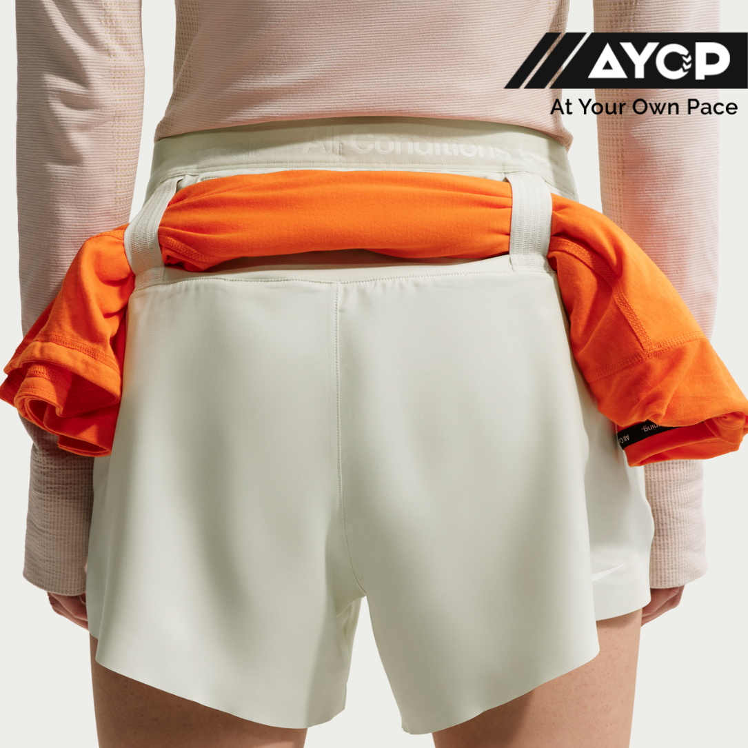 Nike Dri-FIT ACG Mid-Rise Brief-Lined Trail Women's Running Shorts - Sea Glass