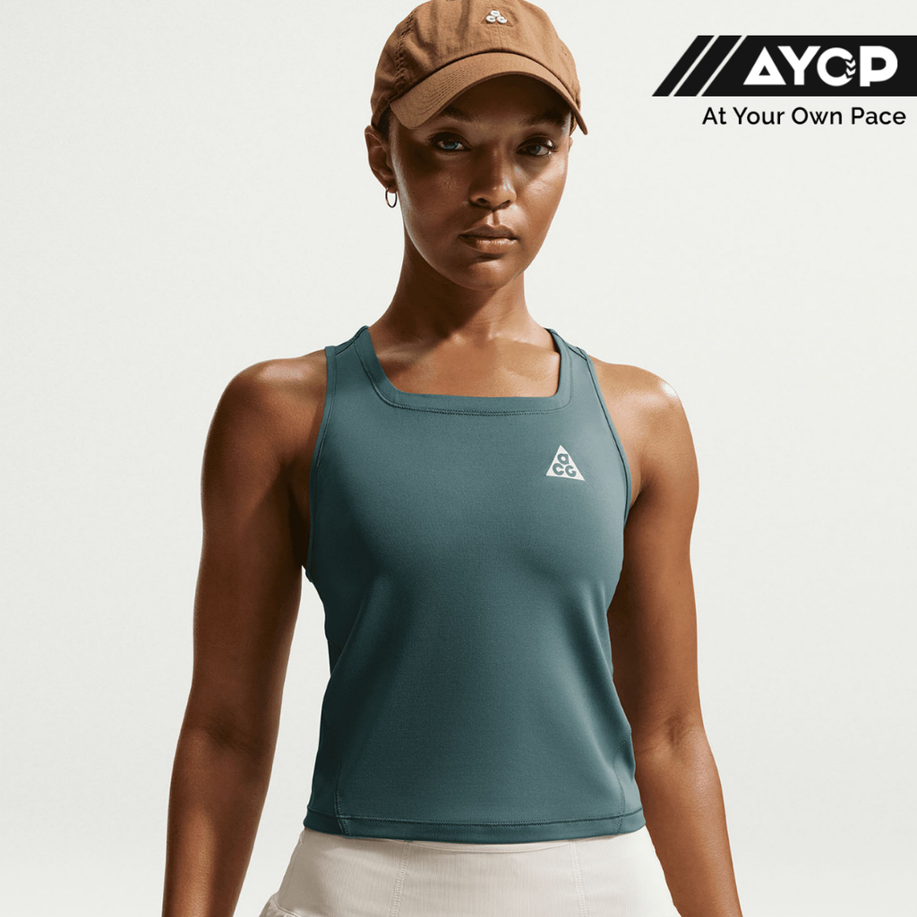 Nike Dri-FIT ACG Trail Women's Running Tops - Mineral Slate