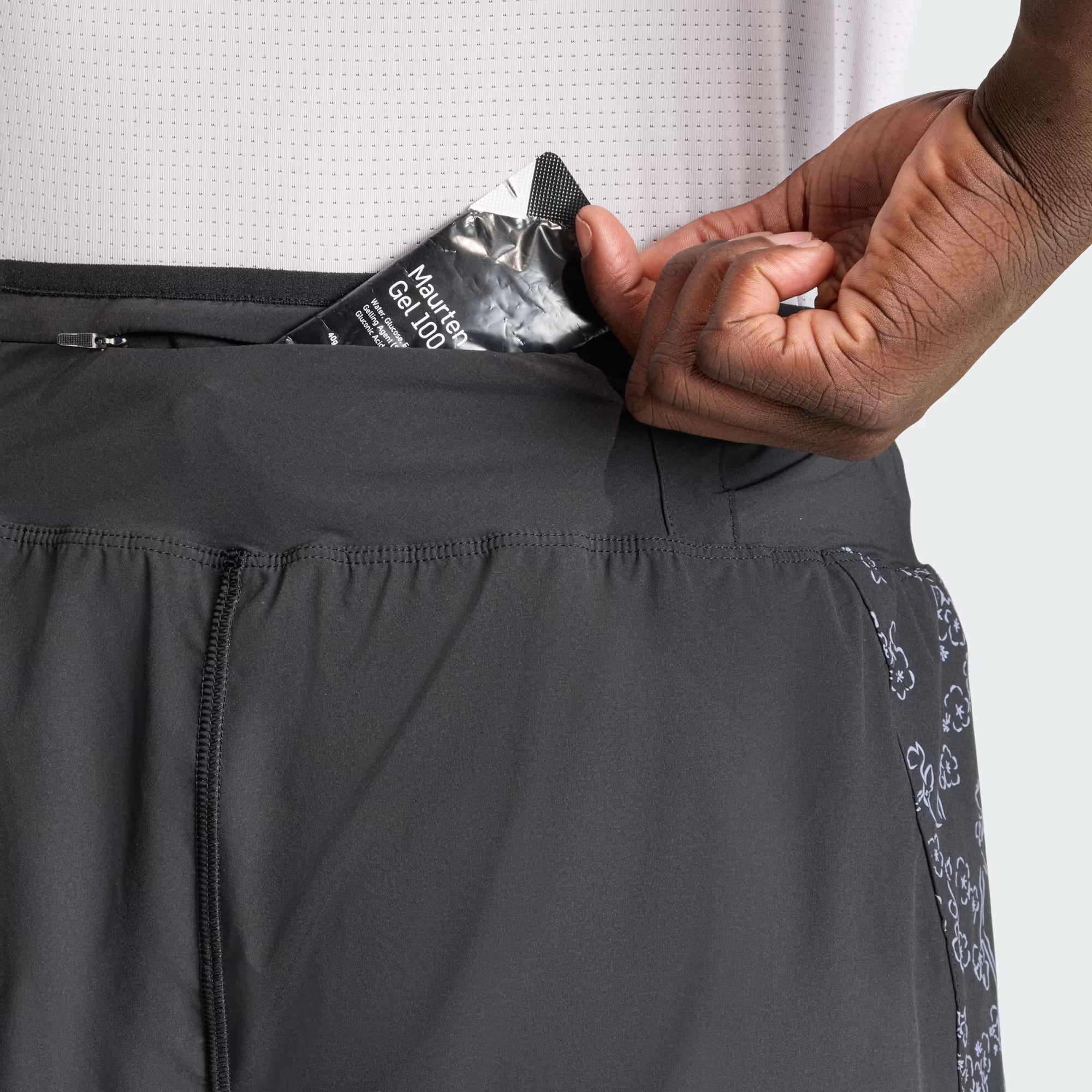 Adidas Adizero Tokyo Gel Pocket Men's Running Shorts - Black