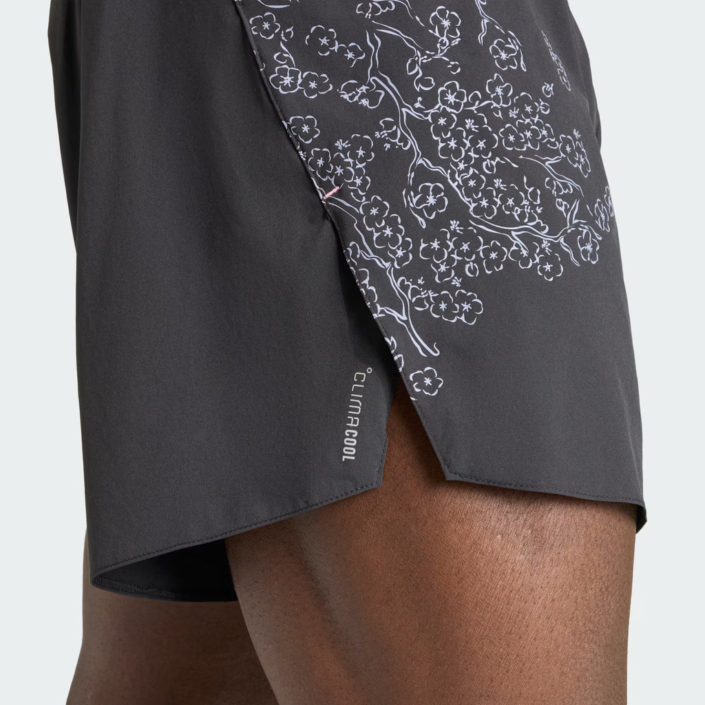 Adidas Adizero Tokyo Gel Pocket Men's Running Shorts - Black