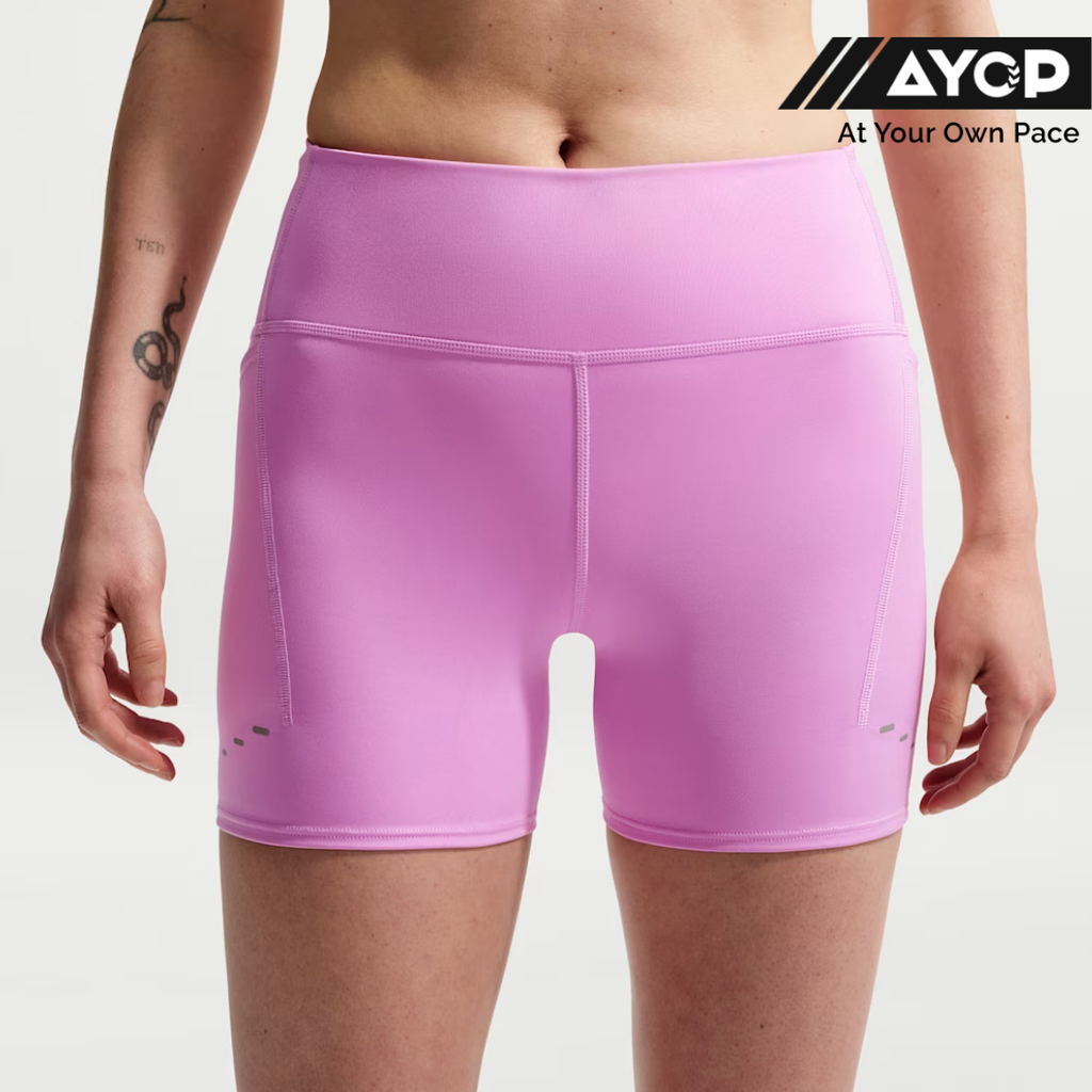 Nike Swift High Waisted 4-inch with Pocket Women's Running Tights - Light Magenta