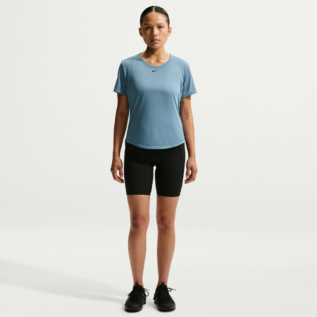 Nike Dri-FIT One Standard Fit Women's Running Tops - Smokey Blue