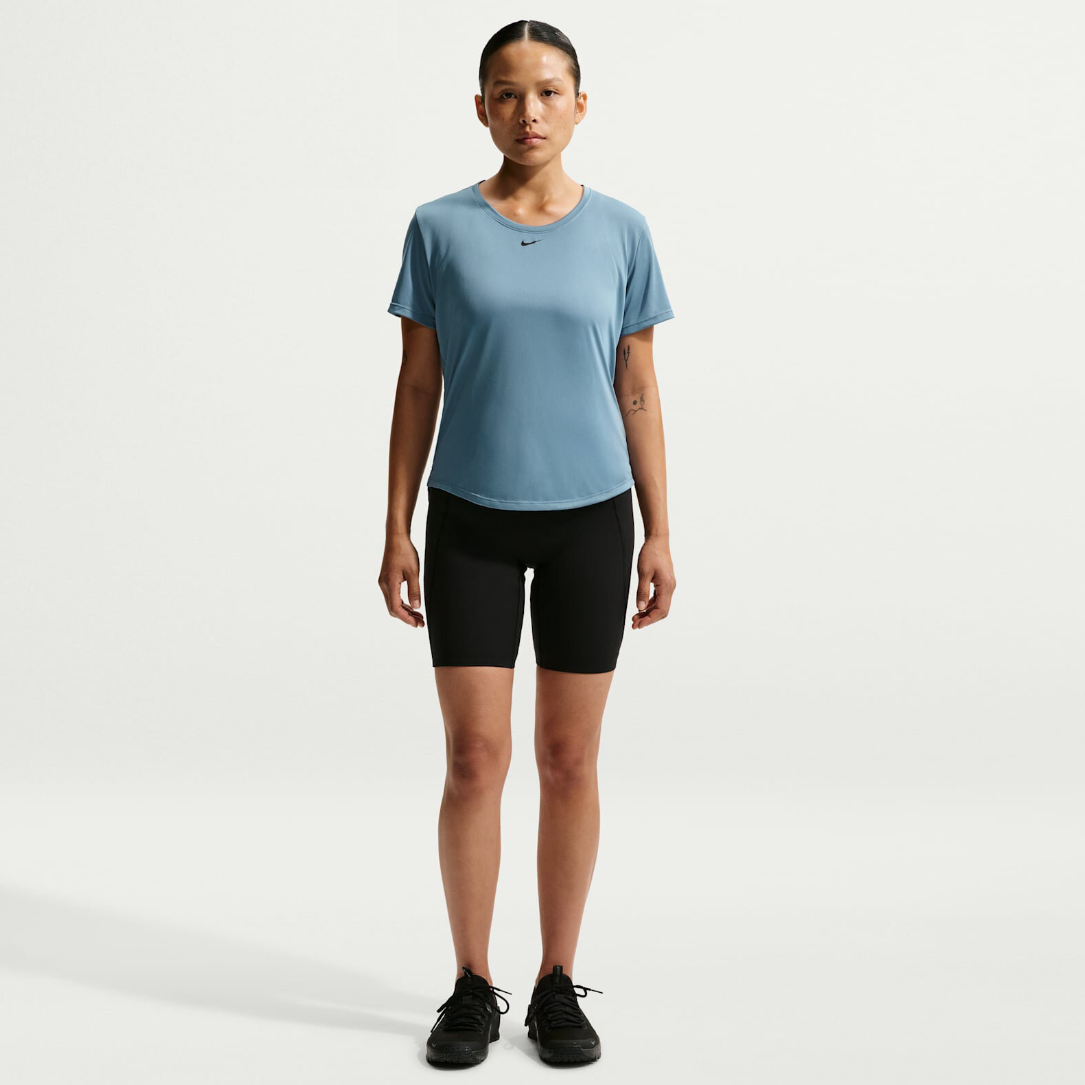 Nike Dri-FIT One Standard Fit Women's Running Tops - Smokey Blue