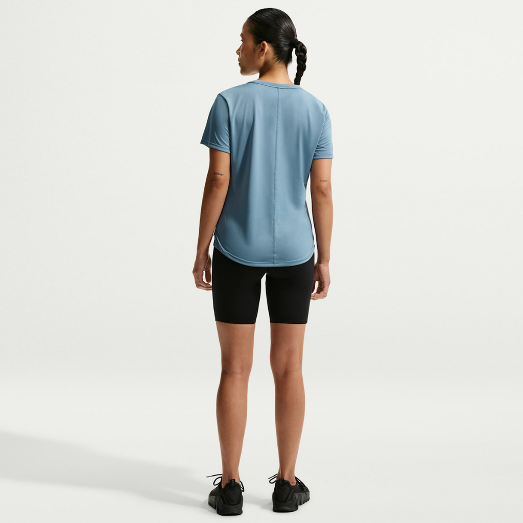 Nike Dri-FIT One Standard Fit Women's Running Tops - Smokey Blue