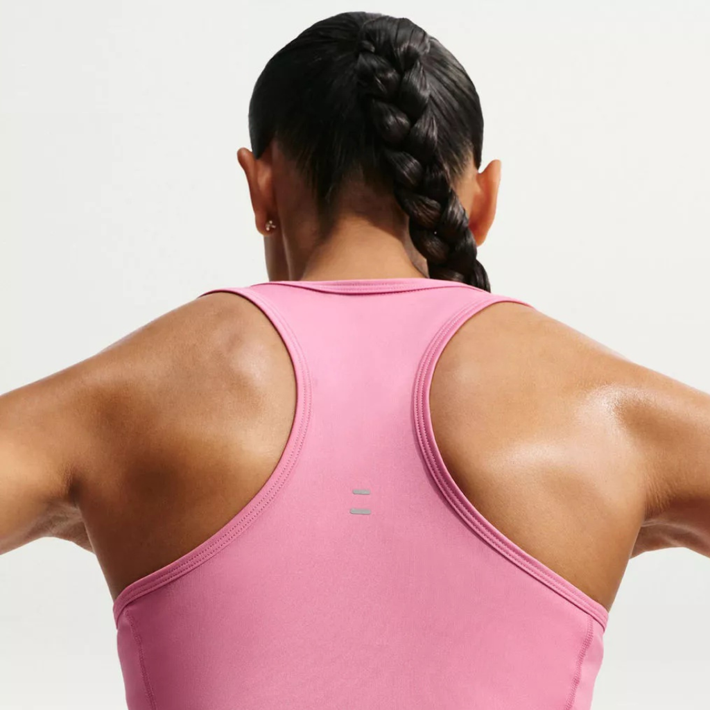 Nike Dri-FIT Tempo Swoosh Women's Running Tops - Peony