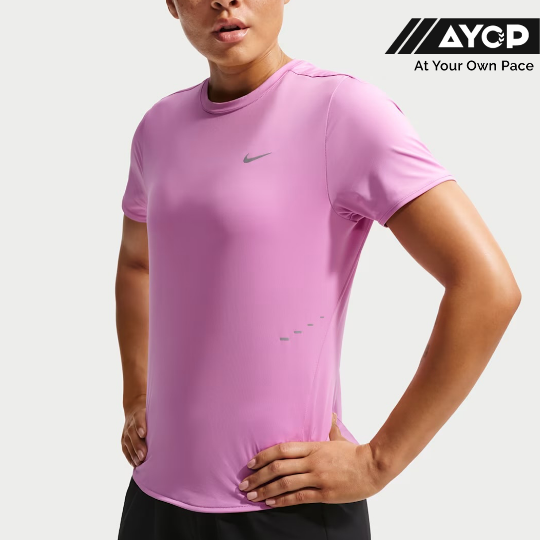 Nike Swift Dri‑FIT Short‑Sleeve Women's Running Top - Light Magenta