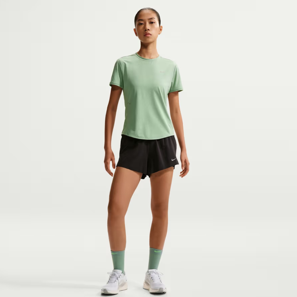 Nike Swift Dri‑FIT Short‑Sleeve Women’s Running Top - Steam