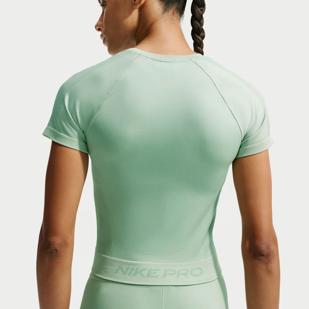 Nike Pro Dri-FIT Seamless Women's Running Tops - Steam