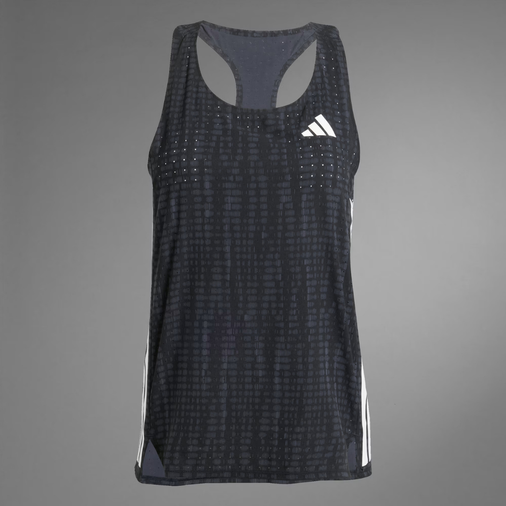 Adidas Adizero Women's Running Singlet - Carbon Black