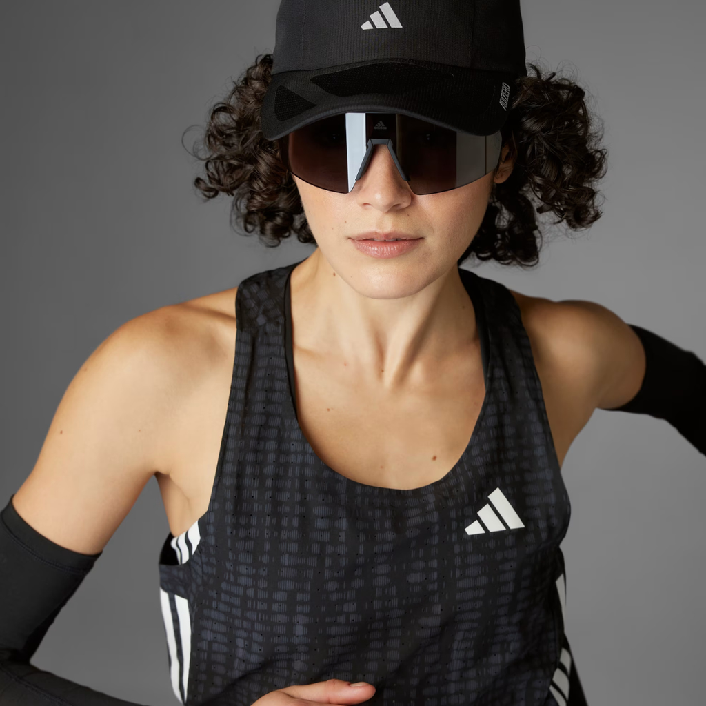 Adidas Adizero Women's Running Singlet - Carbon Black