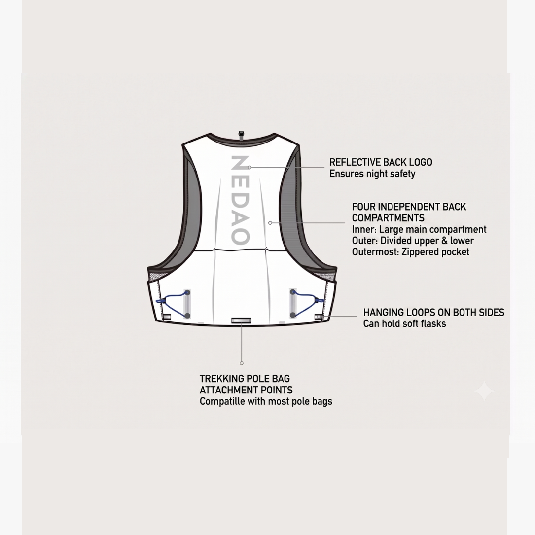 Nedao Unisex Running Vest