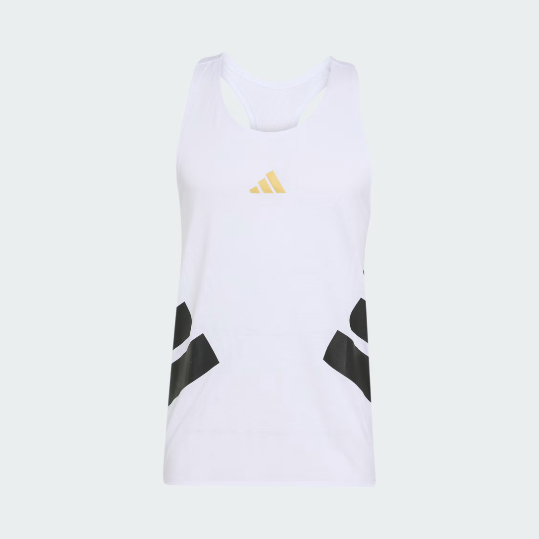Adidas Adizero All Time Classic Men's Running Tops - White Black