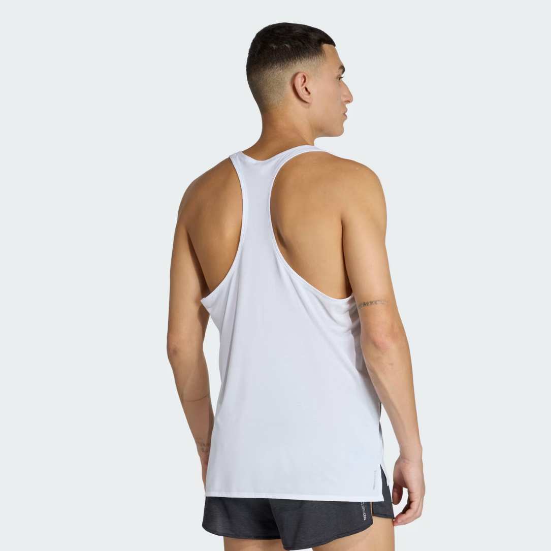 Adidas Adizero All Time Classic Men's Running Tops - White Black