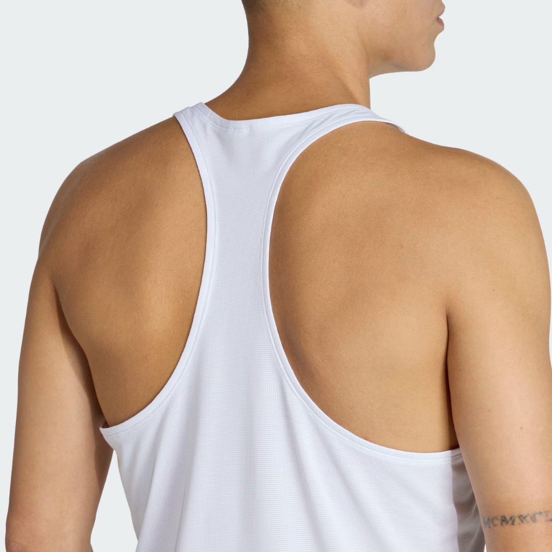Adidas Adizero All Time Classic Men's Running Tops - White Black