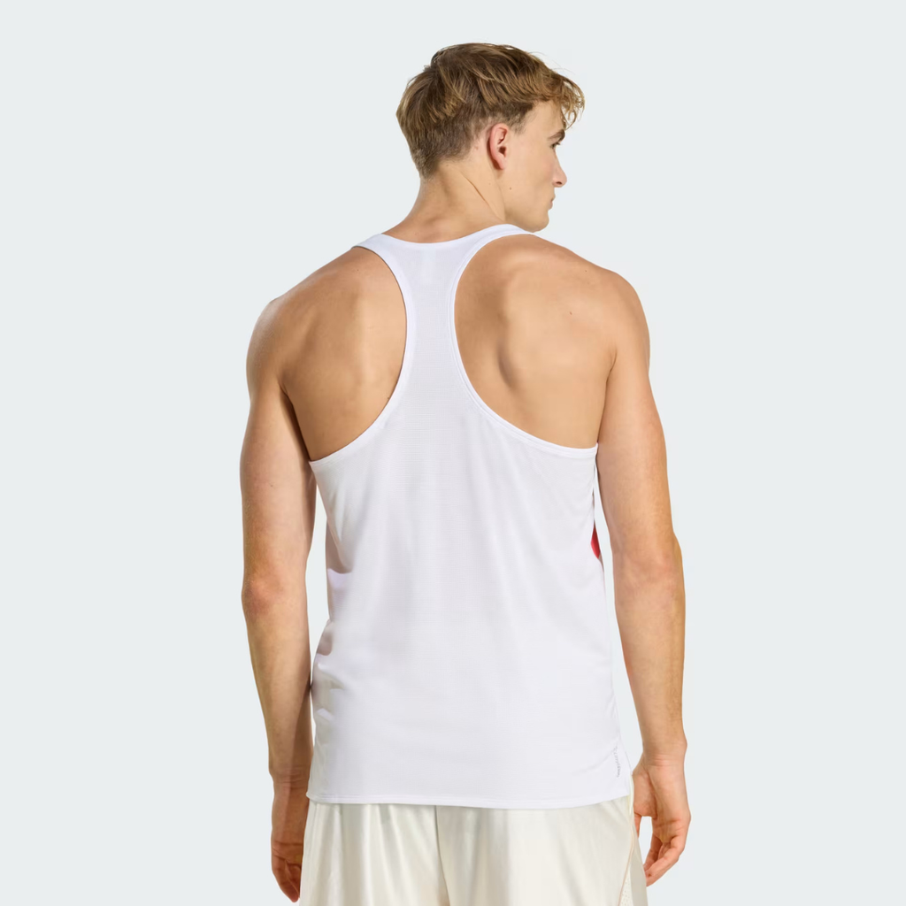 Adidas Adizero All Time Classic Men's Running Tops - Semi Lucid Red