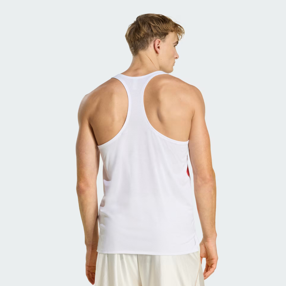 Adidas Adizero All Time Classic Men's Running Tops - Semi Lucid Red