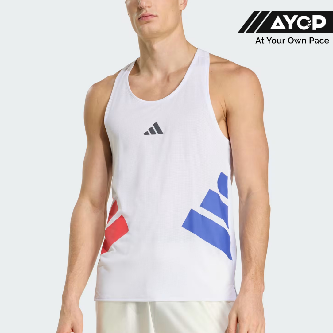 Adidas Adizero All Time Classic Men's Running Tops - Semi Lucid Red