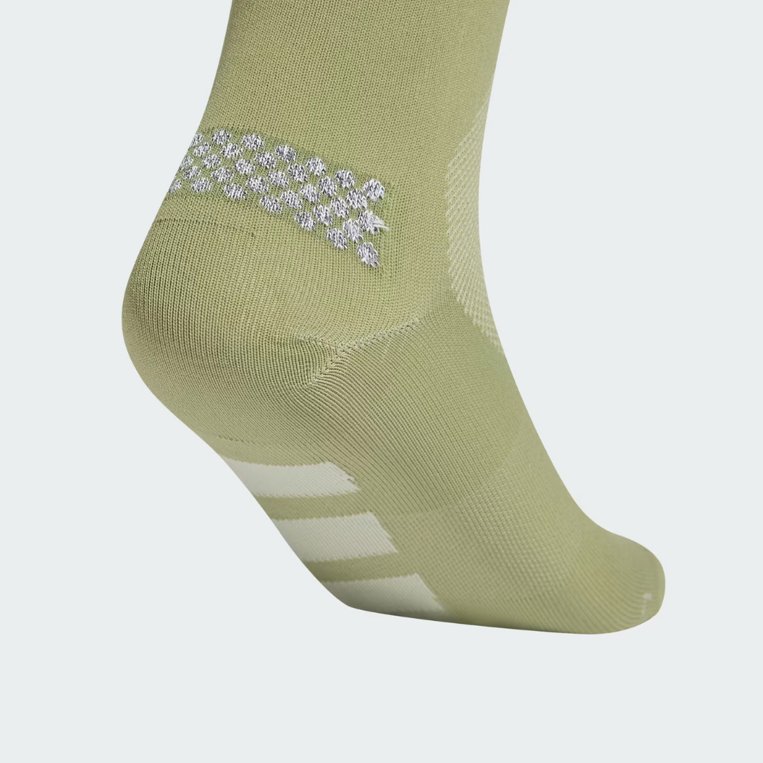 Adidas Adizero Running Quarter Running Socks - Tent Green