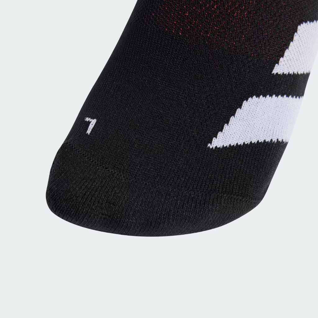 Adidas Adizero Running Quarter Running Socks - Black