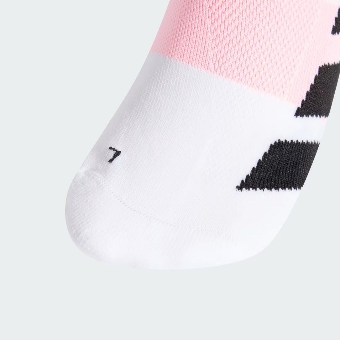 Adidas Adizero Running Quarter Running Socks - White