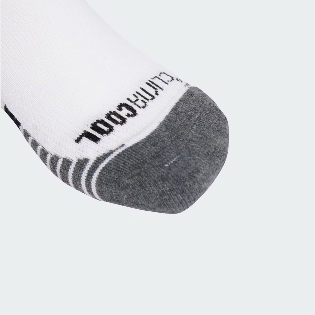 (3 Pairs) Adidas Performances CLIMACOOL Cushioned Crew Socks - White