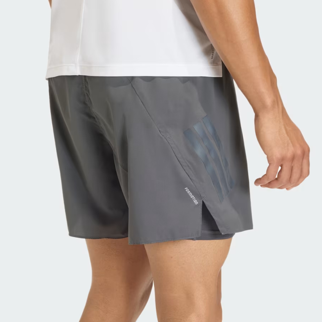 Adidas Adi365 Formotion 2-in-1 Men's Running Shorts - Greysix