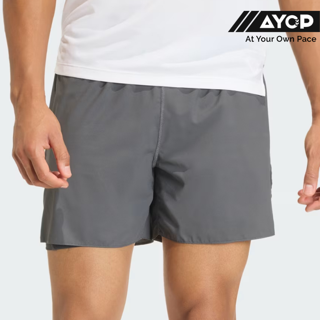 Adidas Adi365 Formotion 2-in-1 Men's Running Shorts - Greysix
