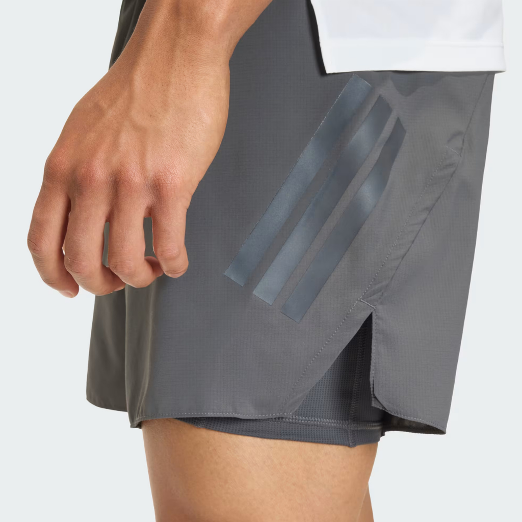 Adidas Adi365 Formotion 2-in-1 Men's Running Shorts - Greysix