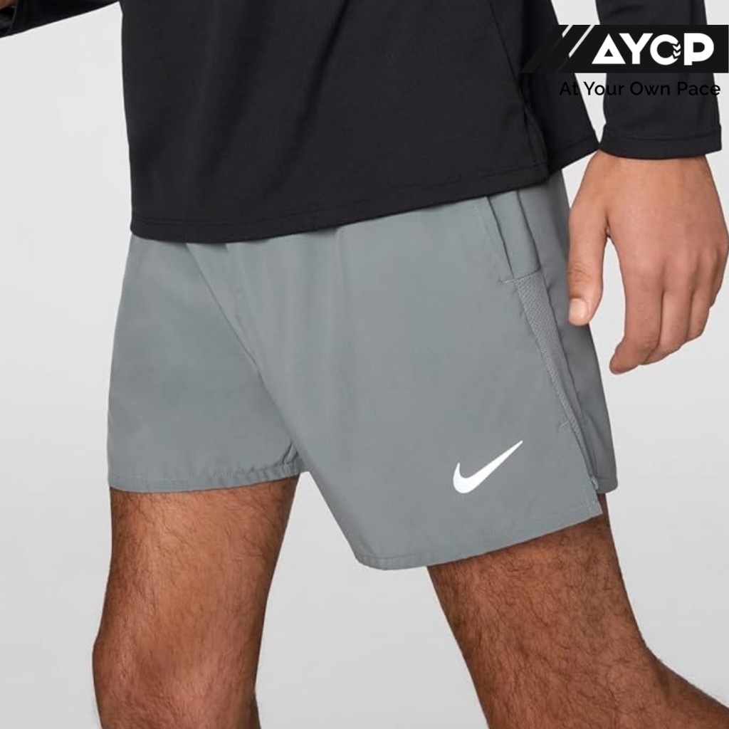 Nike Dri-FIT Challenger 5-inch Brief-Lined Men's Running Shorts - Smoke Grey