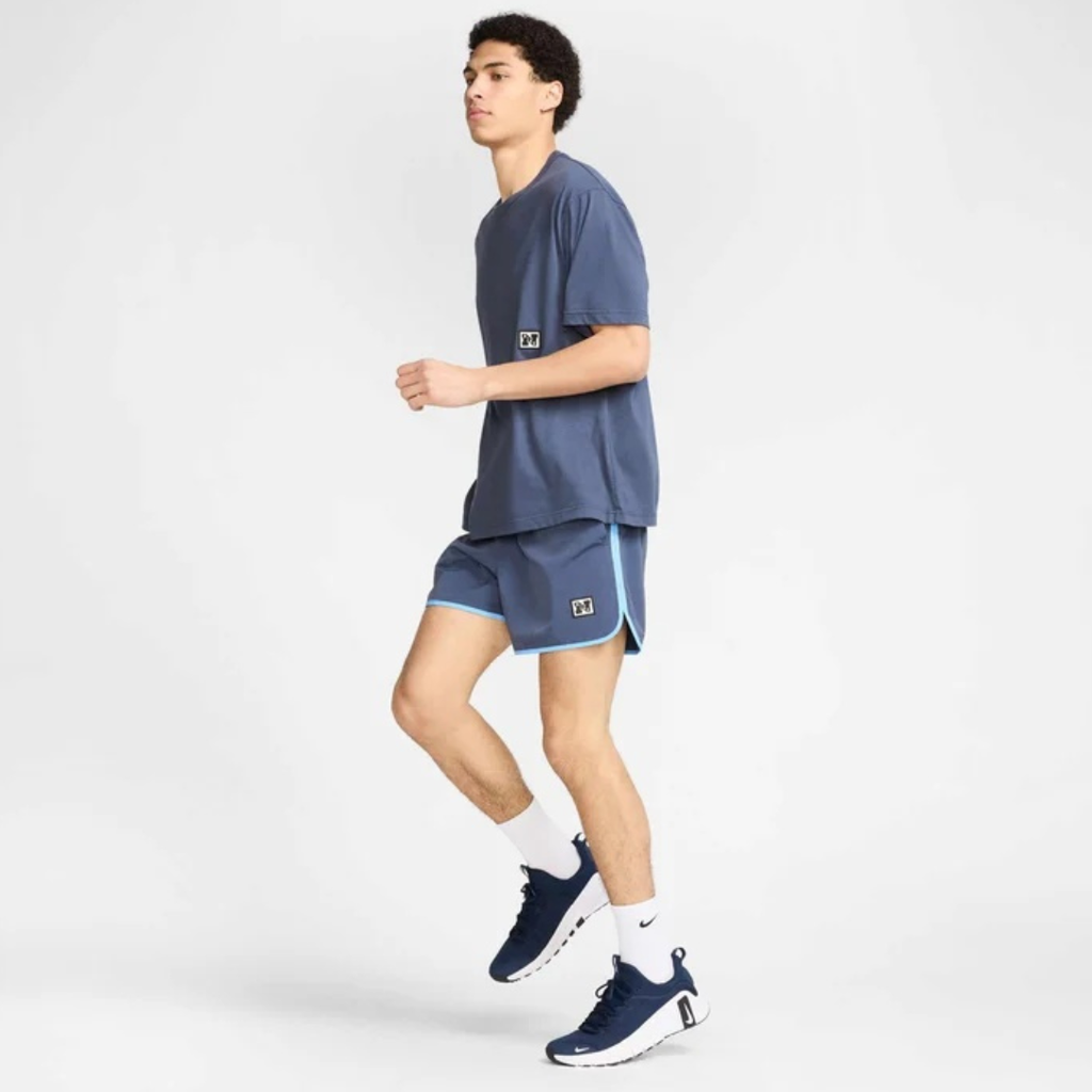 Nike Dri-FIT Gym Heritage 5 Inch Unlined Men's Running Shorts - Thunder Blue