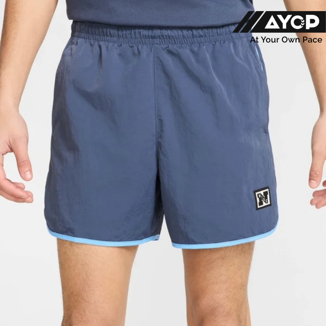 Nike Dri-FIT Gym Heritage 5 Inch Unlined Men's Running Shorts - Thunder Blue