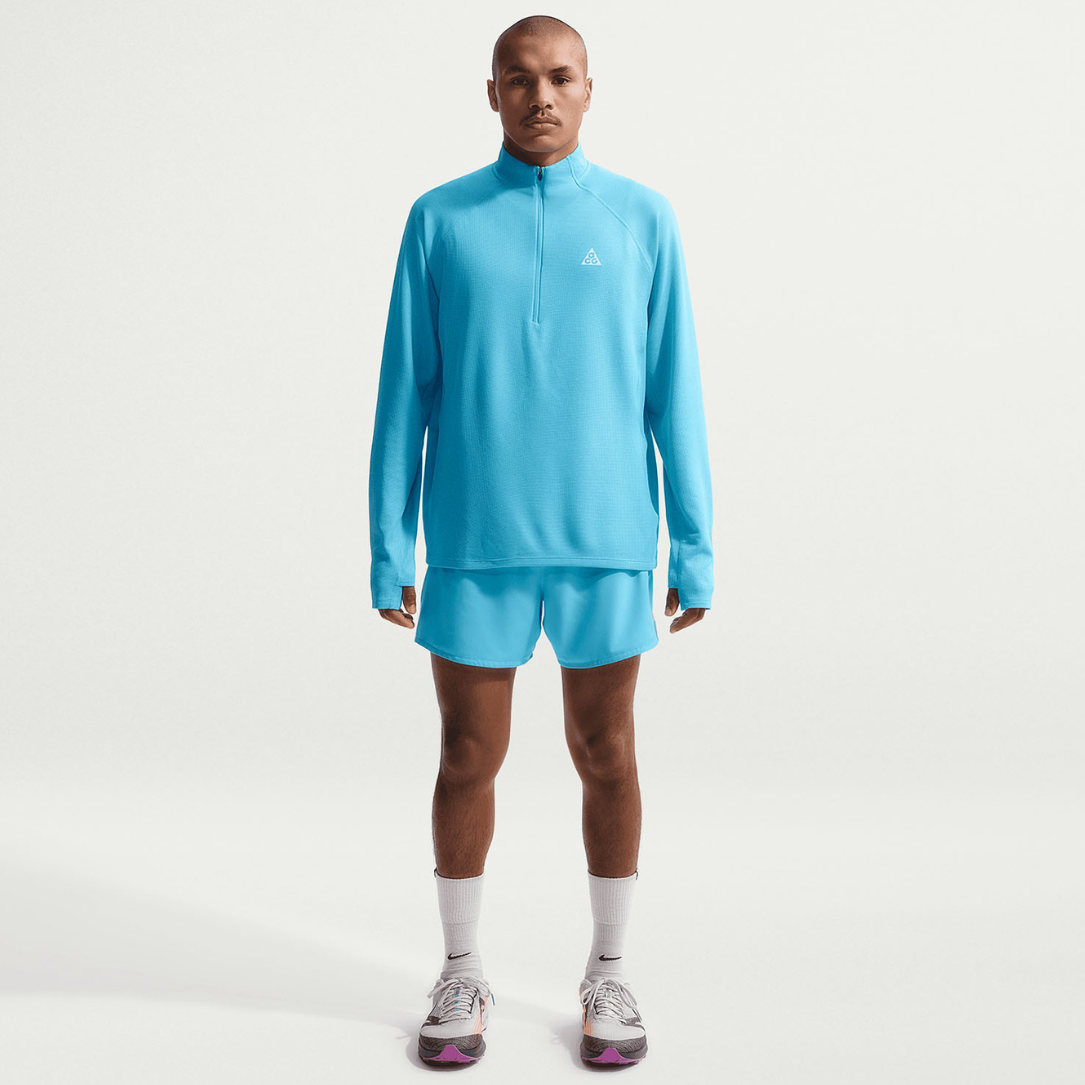 Nike Dri-FIT ACG Mid-Layer 1/4-Zip Trail Men's Running Top - Baltic Blue