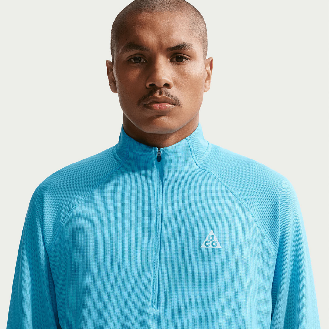 Nike Dri-FIT ACG Mid-Layer 1/4-Zip Trail Men's Running Top - Baltic Blue