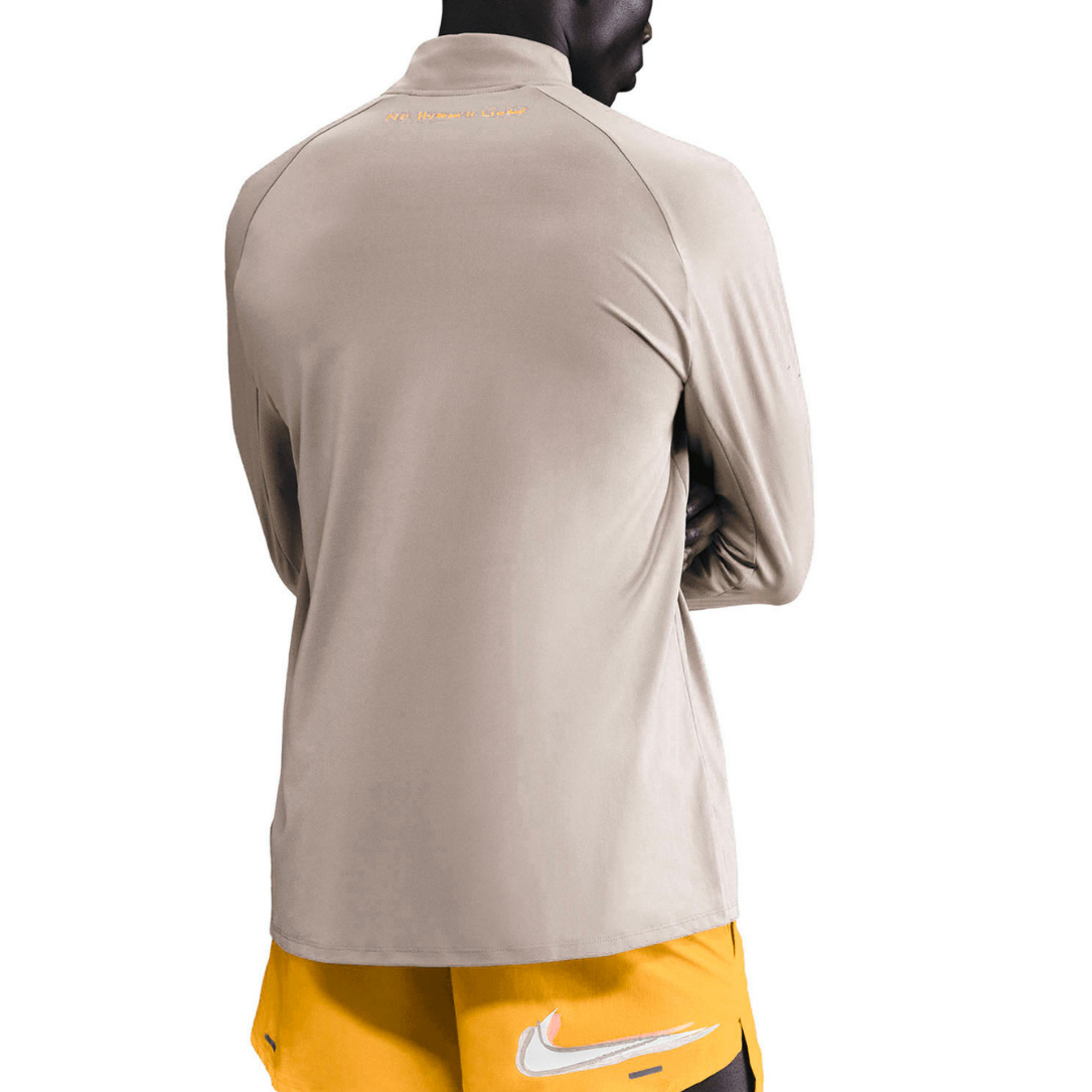 Nike Dri-FIT Stride EK 1/4 Zip Men's Running Top - Bright Ceramic