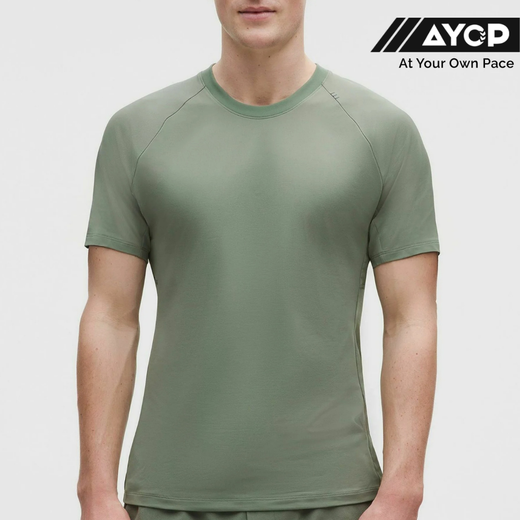 Lululemon Repper Short Sleeve Men's Running Top - Willow Leaf