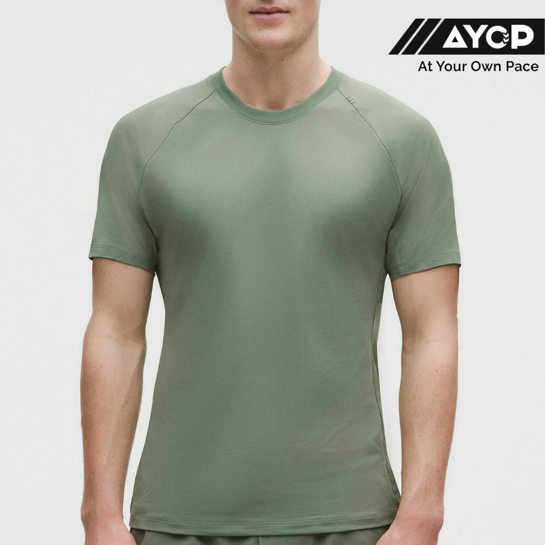 Lululemon Repper Short Sleeve Men's Running Top - Willow Leaf