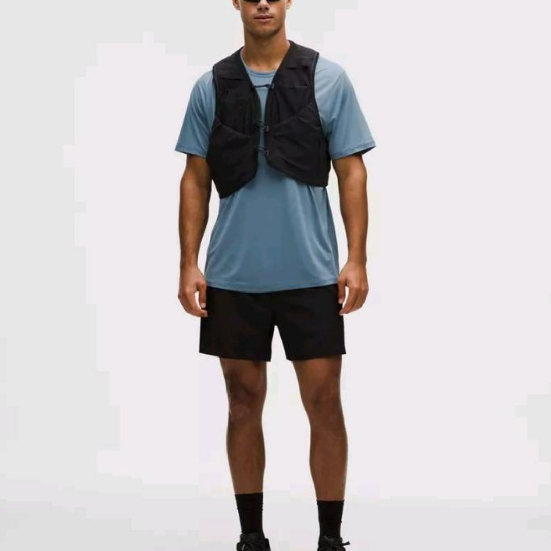 Lululemon Mile Maker Lightweight Short Sleeve Men's Running Top - Blue Stone