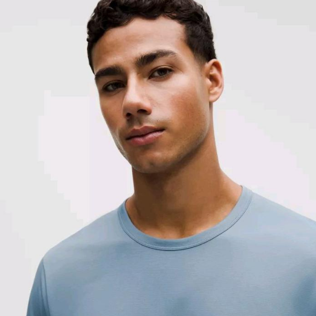 Lululemon Mile Maker Lightweight Short Sleeve Men's Running Top - Blue Stone