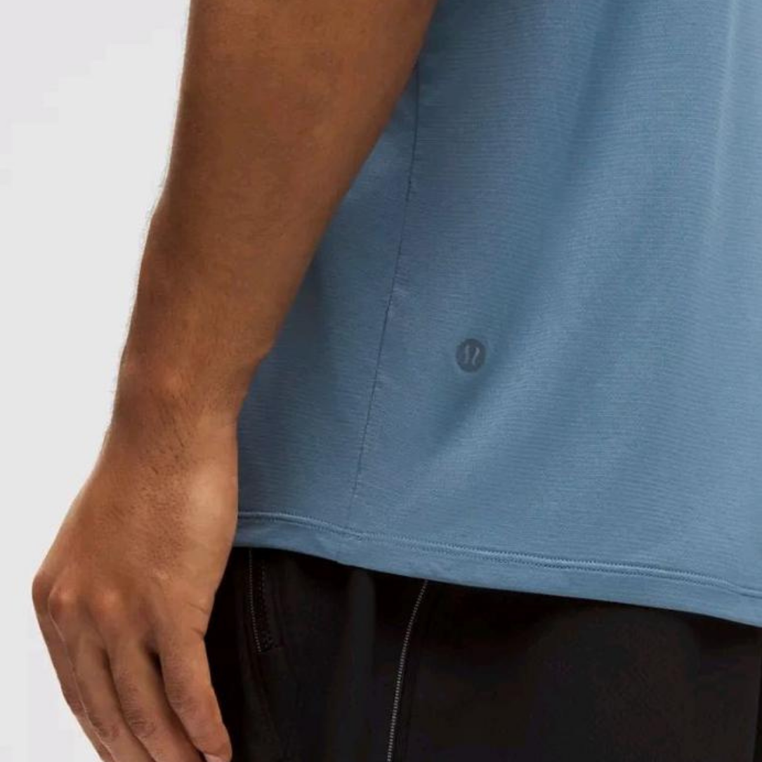 Lululemon Mile Maker Lightweight Short Sleeve Men's Running Top - Blue Stone