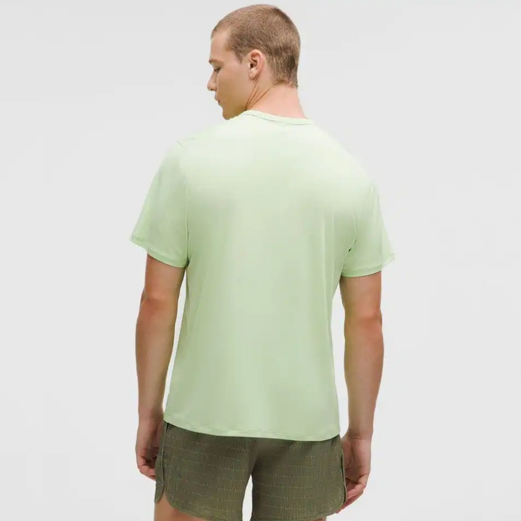 Lululemon Mile Maker Lightweight Short Sleeve Men's Running Top - Lemongrass