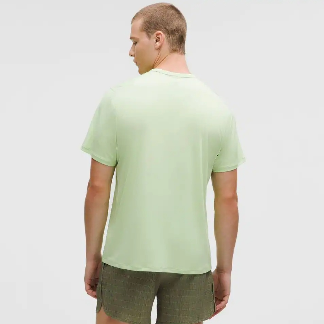 Lululemon Mile Maker Lightweight Short Sleeve Men's Running Top - Lemongrass