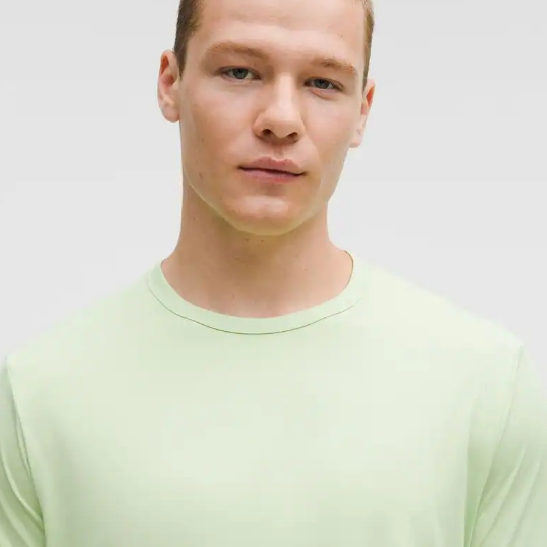 Lululemon Mile Maker Lightweight Short Sleeve Men's Running Top - Lemongrass