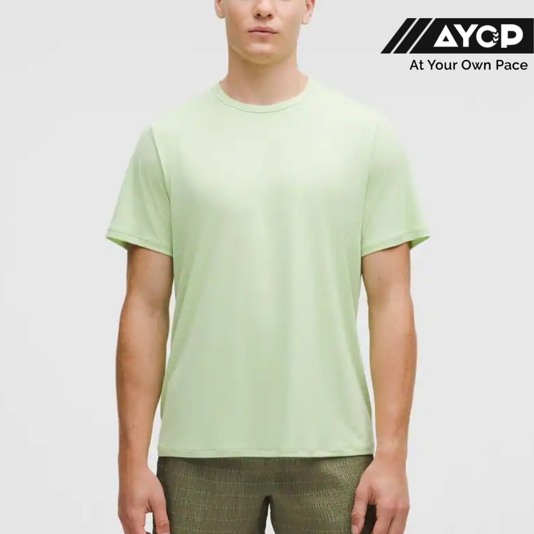 Lululemon Mile Maker Lightweight Short Sleeve Men's Running Top - Lemongrass