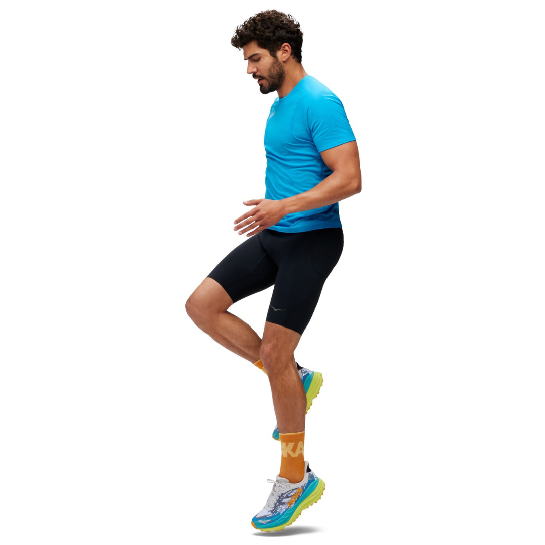 Hoka Novafly Half Tight Men's Running Shorts - Black